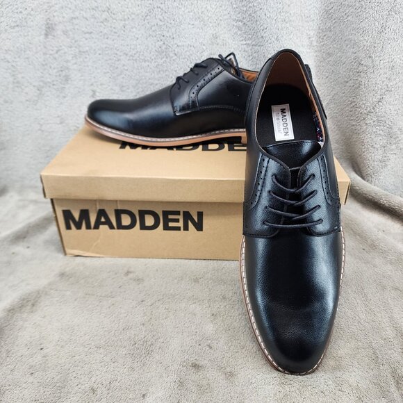 Madden Shoes Mens Size 12 Black Lace Up Oxford *NWT* main image 5